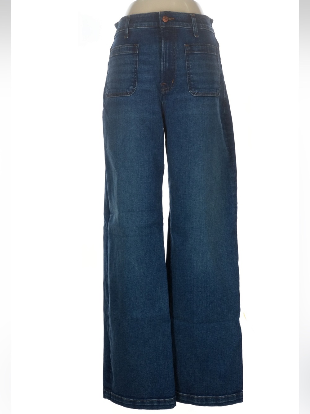 Madewell Perfect Vintage Wide Leg Patch Pocket Jeans Sz 28